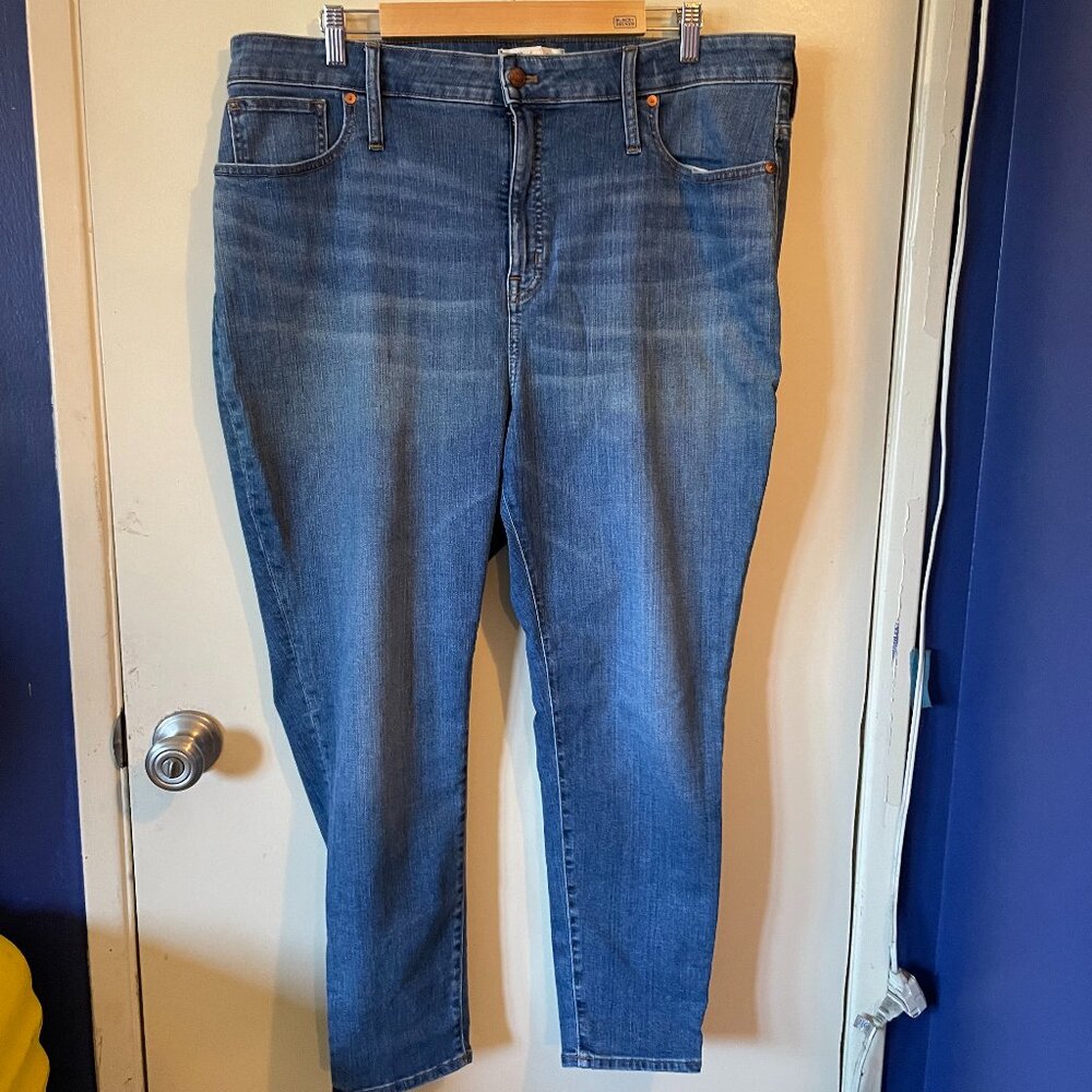Madewell Jeans Curvy High Rise Skinny Crop